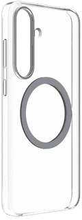 Samsung Galaxy S25 Plus Back Cover met Magneet Transparant rechterkant