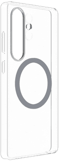 Samsung Galaxy S25 Ultra Back Cover met Magneet Transparant rechterkant
