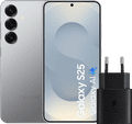 Samsung Galaxy S25 256GB Zilver 5G + Samsung Oplader 25 Watt Zwart Main Image