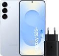 Samsung Galaxy S25 Plus 512GB Lichtblauw 5G + Samsung Oplader 25 Watt Zwart Main Image