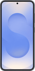 Samsung Galaxy S25 Siliconen Back Cover Zwart voorkant