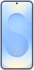 Samsung Galaxy S25 Siliconen Back Cover Lichtblauw voorkant