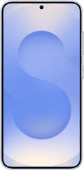 Samsung S25 Standing Grip Back Cover Zwart voorkant
