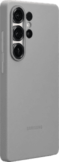 Samsung Galaxy S25 Ultra Siliconen Back Cover Grijs rechterkant