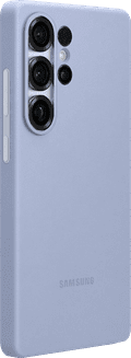 Samsung Galaxy S25 Ultra Siliconen Back Cover Lichtblauw rechterkant