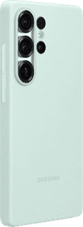 Samsung Galaxy S25 Ultra Siliconen Back Cover Mint rechterkant