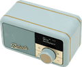 Roberts Radio Revival Petite 2 Lichtblauw bovenkant