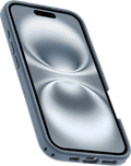 OtterBox Symmetry Apple iPhone 16 Back Cover with MagSafe Magnet Blue back