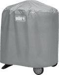 Weber Q2200N met Onderstel + Weber Barbecuehoes Q1000/2000 linkerkant