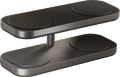 ZENS 4-in-1 Kabelloses Ladegerät 15 W mit Ständer und MagSafe Magnet Schwarz vorne