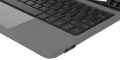BlueBuilt Samsung Galaxy Tab A9 Plus Toetsenbord Hoes QWERTY Zwart detail