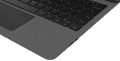 BlueBuilt Samsung Galaxy Tab S9 FE Plus/S10 Plus Toetsenbord Hoes QWERTY Zwart detail