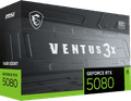 MSI GeForce RTX 5080 VENTUS 3X OC PLUS 16GB verpakking