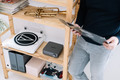WiiM Amp Pro Grijs product in gebruik