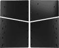 PlayStation 5 Slim Digital Edition + Covers Zwart + Extra Controller Wit detail