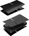 BlueBuilt Cover Schwarz für PS5 Slim Digital Edition zubehör
