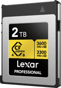 Lexar Professional GOLD 4.0 2TB CFexpress Type B voorkant