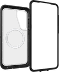 Otterbox Defender Samsung Galaxy S25 Plus Back Cover met Magneet Transparant Zwarte Rand voorkant