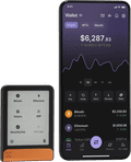 Ledger Flex BTC Oranje visual leverancier