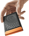 Ledger Flex BTC Oranje visual leverancier