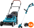 Makita DLM382PT2 incl. 5,0 Ah Accu (2x) + Makita DUR193Z + 5,0 Ah 18V Accu (2x) Main Image