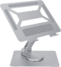 BlueBuilt Draaibare en Verstelbare Laptopstandaard 10 - 17 Inch linkerkant