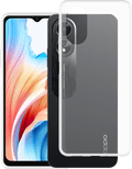 Just in Case Soft Design Oppo A38 4G / A18 4G Back Cover Transparant voorkant
