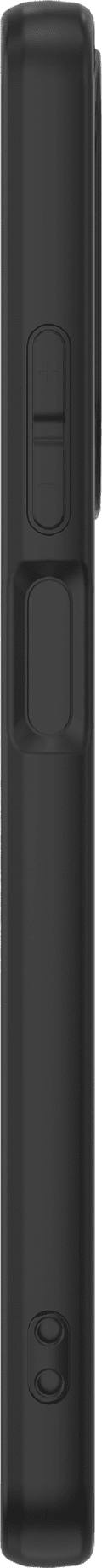 Just in Case Soft Design Oppo A40  / A40m / A60 5G Back Cover Zwart rechterkant