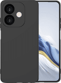 Just in Case Soft Design Oppo A40  / A40m / A60 5G Back Cover Zwart voorkant