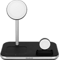 BlueBuilt 3-in-1 Draadloze Oplader met Qi2 15W Zwart voorkant