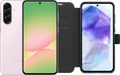 Samsung Galaxy A56 256GB Roze 5G + BlueBuilt Book Case Zwart Main Image