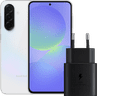 Samsung Galaxy A36 128GB Wit 5G + Samsung Oplader 25 Watt Zwart Main Image