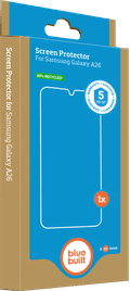 BlueBuilt Samsung Galaxy A26 Screenprotector Glas verpakking