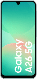 Samsung Galaxy A26 128GB Groen 5G + Compleet Accessoirepakket voorkant