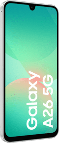 Samsung Galaxy A26 128GB Wit 5G + Basis Accessoirepakket voorkant