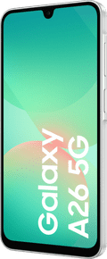 Samsung Galaxy A26 128GB Wit 5G + Basis Accessoirepakket voorkant