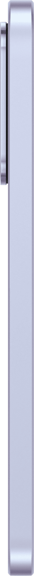 Samsung Galaxy A36 256GB Paars 5G + Samsung Oplader 25 Watt Zwart linkerkant