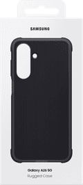 Samsung Galaxy A26 Rugged Back Cover Zwart samengesteld product