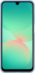 Samsung Galaxy A26 Card Slot Back Cover Blauw voorkant