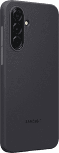 Samsung Galaxy A36 Siliconen Back Cover Zwart rechterkant
