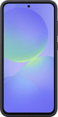 Samsung Galaxy A36 Siliconen Back Cover Zwart voorkant