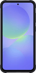 Samsung Galaxy A36 Rugged Back Cover Zwart voorkant