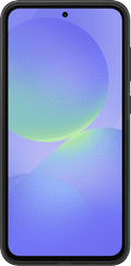 Samsung Galaxy A36 Card Slot Back Cover Zwart voorkant