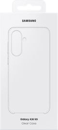 Samsung Galaxy A36 Soft Case Back Cover Transparant verpakking
