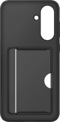 Samsung Galaxy A56 Card Slot Back Cover Zwart voorkant