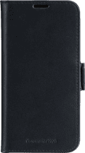 DBramante1928 Copenhagen Slim iPhone 16e Book Case Leer Zwart voorkant