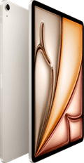 Apple iPad Air (2025) 13 inch 128GB Wifi + 5G Witgoud linkerkant