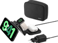 Belkin 3-in-1 magnetisches kabelloses Ladegerät mit Qi2 15 W rechte seite