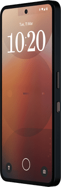Nothing Phone (3a) 128GB Zwart 5G + Just in Case Back Cover Zwart voorkant