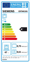 Siemens CB734G1B1 energielabel